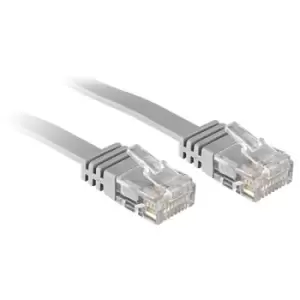 image of Lindy 5m Cat.6 U/UTP Flat Cable Grey