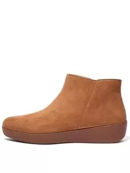 Image of FitFlop Sumi Ankle Boots, Tan, Size 8, Women