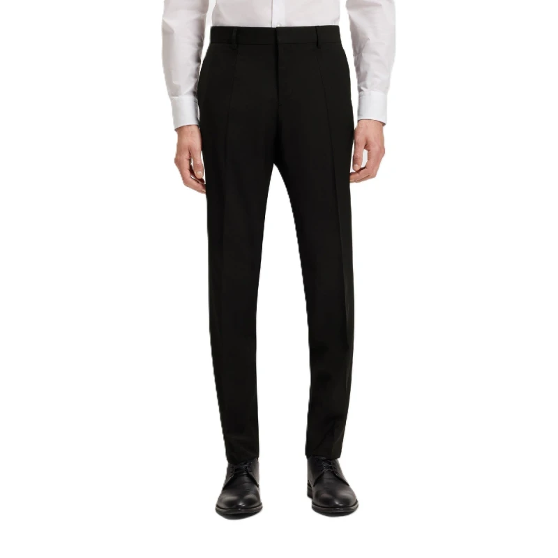 Image of Boss Mens H Genius Mm C Straight Leg Trousers Black male 30W S