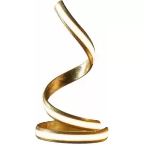 Image of Table Lamp Gold Leaf & White Acrylic 14W LED module (smd 2835) Warm White