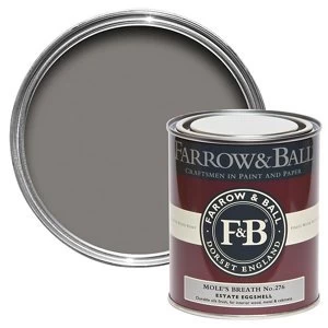 Image of Farrow & Ball Estate Mole's breath No. 276 Eggshell Metal & wood Paint 0.75L