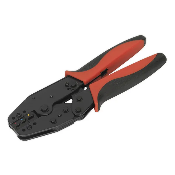 image of Genuine SEALEY AK3864 Ratchet Crimping Tool Insulated Terminals