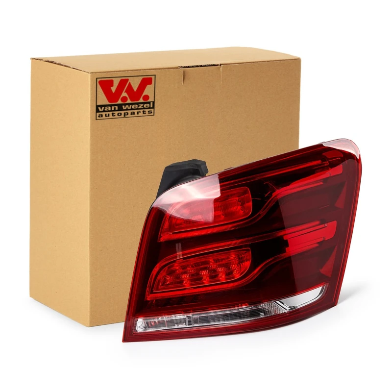 Image of VAN WEZEL 3073932 Rear light without bulb holder, Right Combination Rearlight (391)