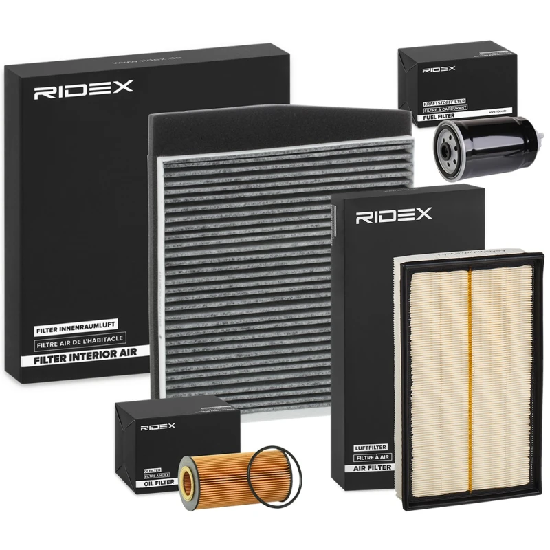 Image of RIDEX 4055F25768 Filter Set with gasket/seal Filter Set (4055)
