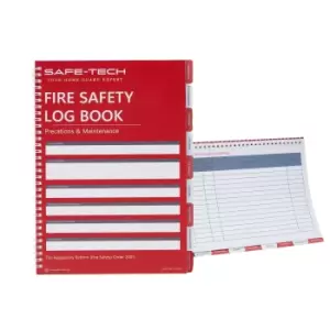 Image of Safe Tech Fire Safety Logbook