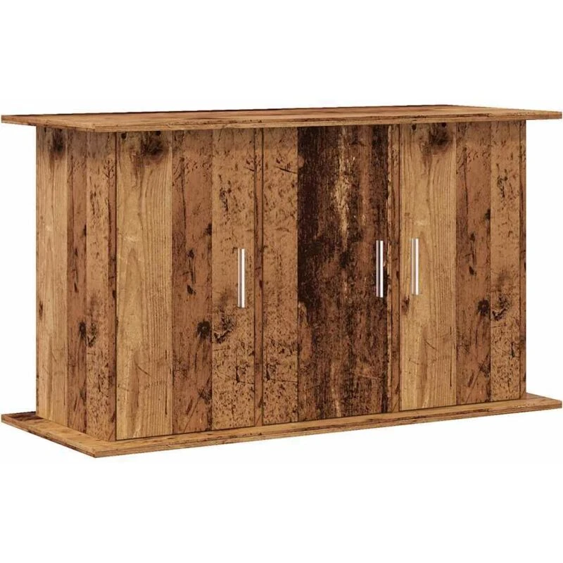 Image of vidaXL Aquarium Stand Old Wood 101x41x58cm Engineered Wood, Brown 857286