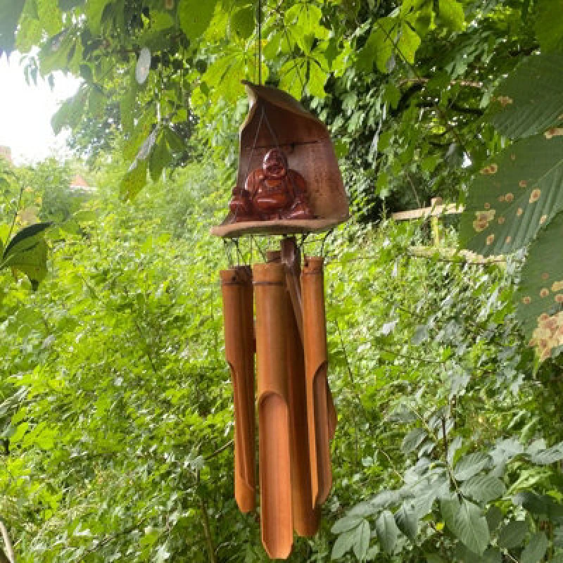 Image of MSL 30CM HAPPY BUDDHA WINDCHIME