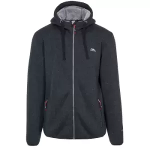 Image of Trespass Mens Tableypipe Fleece Jacket (M) (Black Marl)