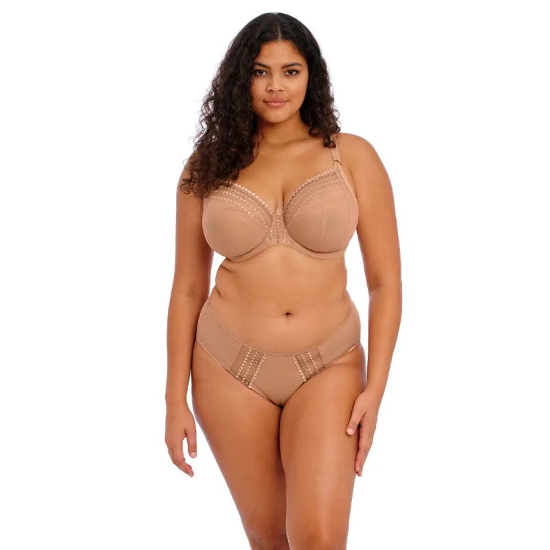 Image of Elomi Womens underwired plunge bra Elomi Matilda Marron Female 85K
