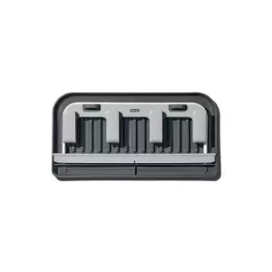 Image of OXO Good Grips Water Bottle Drying Rack, Grey
