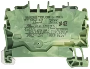 Image of Wago 2002-1207 Terminal Block, Din Rail, 2Pos, 14Awg