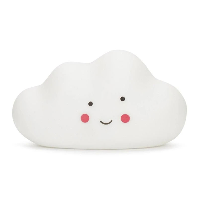 Image of ValueLights Children's Baby Night Lights LED Colour Changing Nursery Bedside Kids Lamp Remote Control - Cloud White