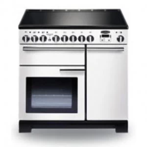 Image of Rangemaster 98740 90cm Professional DELUXE Induction Range In White