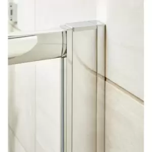 Image of Chrome 1850mm Profile Extension Kit - PEK185 - Silver - Nuie