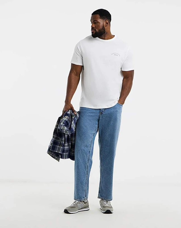 Image of jack & jones Jack & Jones Chris Relaxed Fit Jean Blue Denim - JACK & JONES - Size: 44L Blue Denim Male 44L JA41615