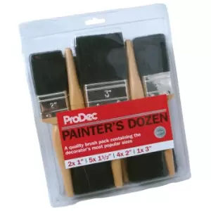 Image of Prodec 12pc Painters Dozen Brush Set