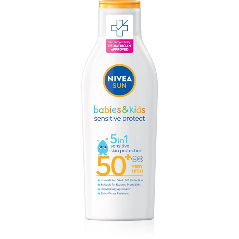 Image of Nivea Sun Kids Sensitive Lotion SPF50+ - 200ml