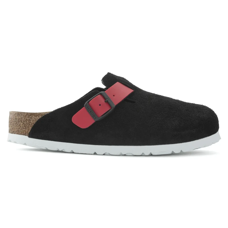 Image of Birkenstock Clogs Birkenstock Boston Suede Leather/Birko-Flor Multicolore Unisex 44