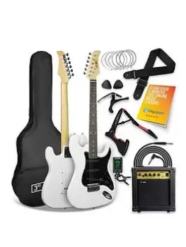 image of 3Rd Avenue Electric Guitar Pack - White