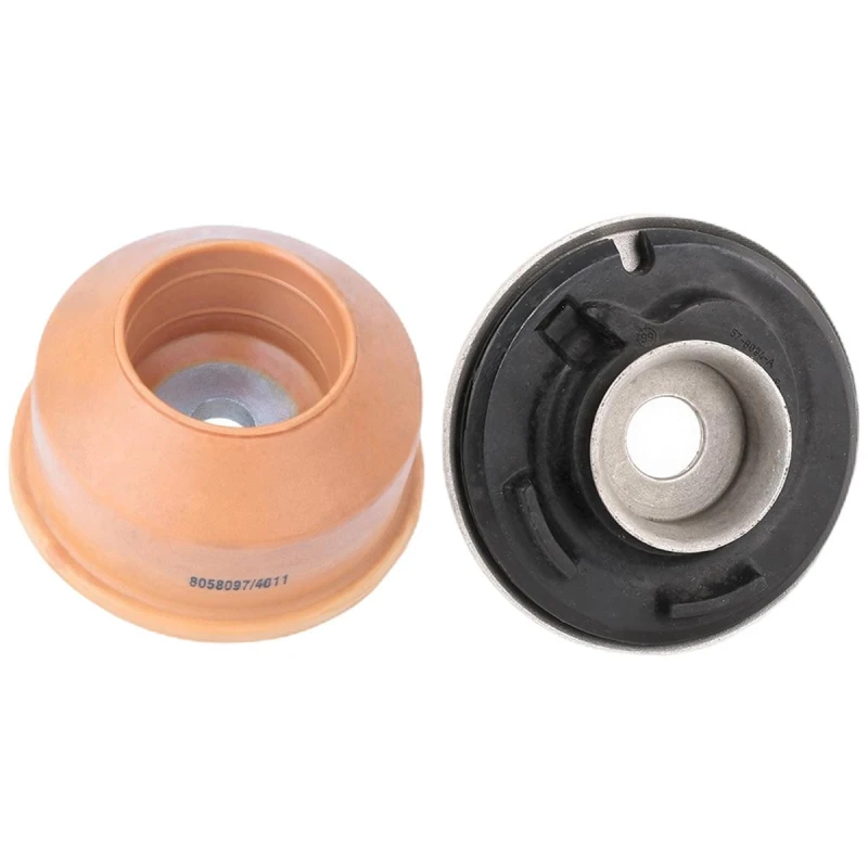 Image of RIDEX 1180S1164 Top strut mount Front Axle, without rolling bearing Suspension Strut Support Bearing (1180)