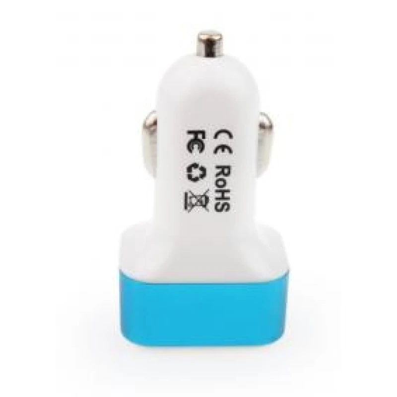 Image of AMiO 01028 Car mobile phone charger blue, Number of inlets/outlets: 2 USB Car mobile phone charger (100026)