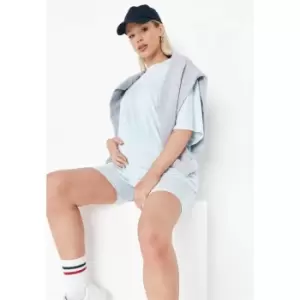 Image of Missguided Cycle Short Co Ord - Blue