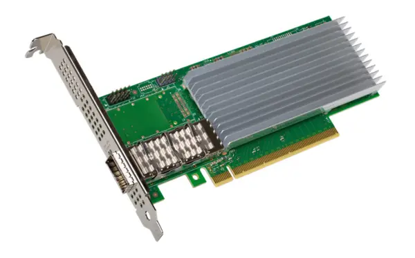 Image of Intel Intel Ethernet Network Adapter E810-CQDA1 - Network Adapter - PCIe 4.0 x16 - QSFP28 x 1 E810CQDA1BLK