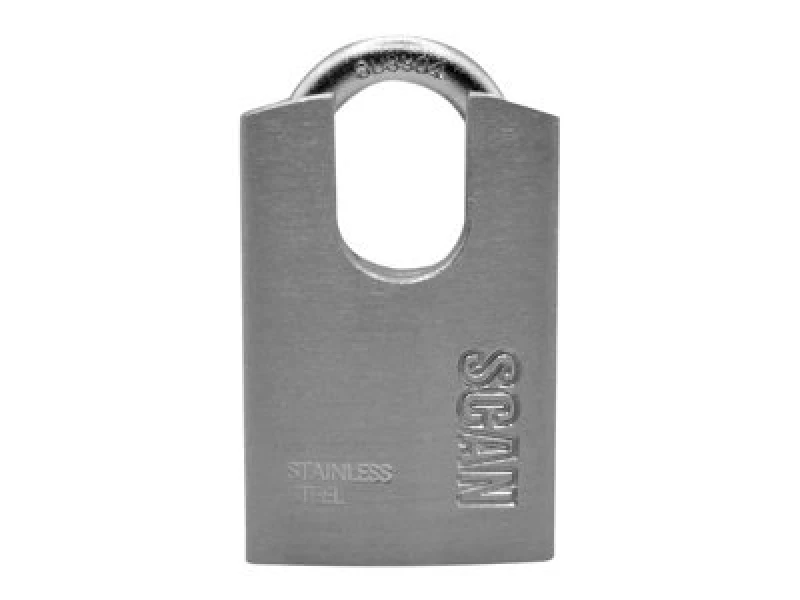 Image of Scan Stainless Steel Shrouded Padlock 40mm Silver