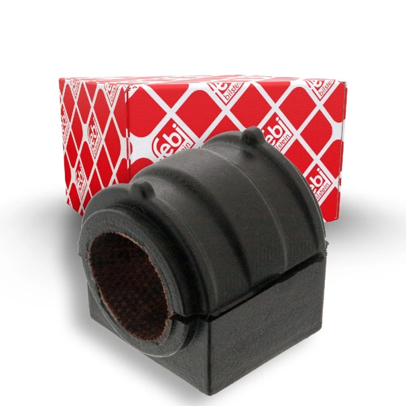 Image of FEBI BILSTEIN 101349 Stabilizer Bushes Front Axle, Rubber with fabric lining Rubber with fabric lining Anti-roll Bar Bush Kit (1334)