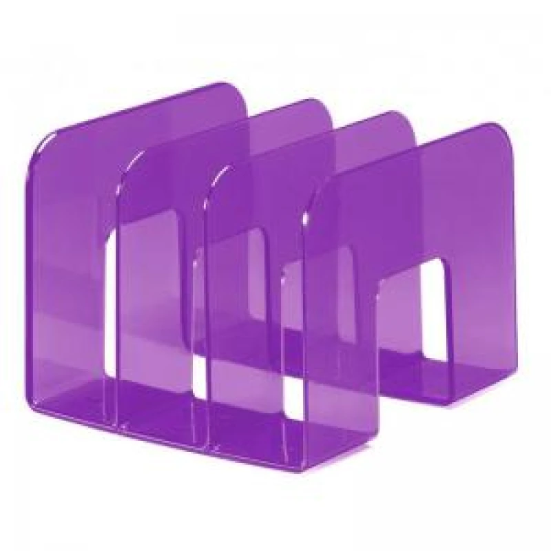 Image of Durable TREND Magazine Stand Desk File Holder Book Organiser - Clear DRBE1701395992