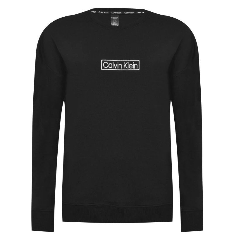 Image of Calvin Klein Underwear Reimag Crew Neck Sweat - Black 8