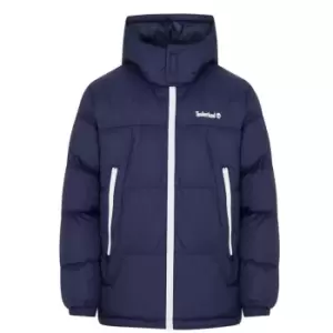 Timberland Padded Logo Jacket - Blue