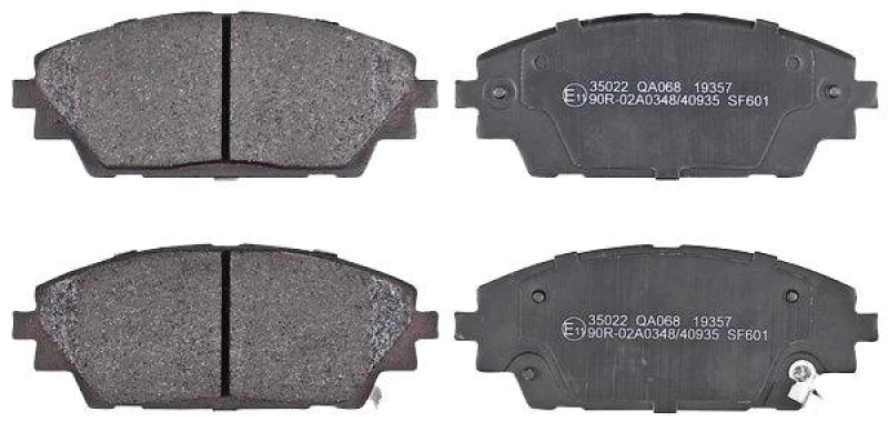 Image of A.B.S. 35022 Brake pad set with acoustic wear warning Brake Pad Set,disc brake (402)