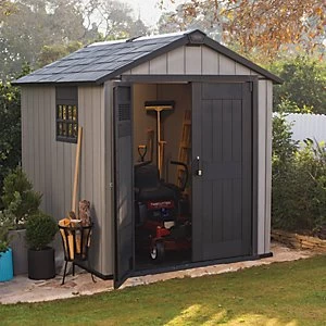 image of Keter Oakland Plastic Shed 7 x 9 ft