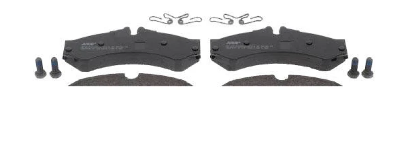 Image of JURID 2915309560 Brake pad set prepared for wear warning indicator, with accessories Brake Pad Set,disc brake (402)