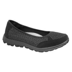 Image of Boulevard Womens/Ladies Slip On Memory Foam Shoes (3 UK) (Black)