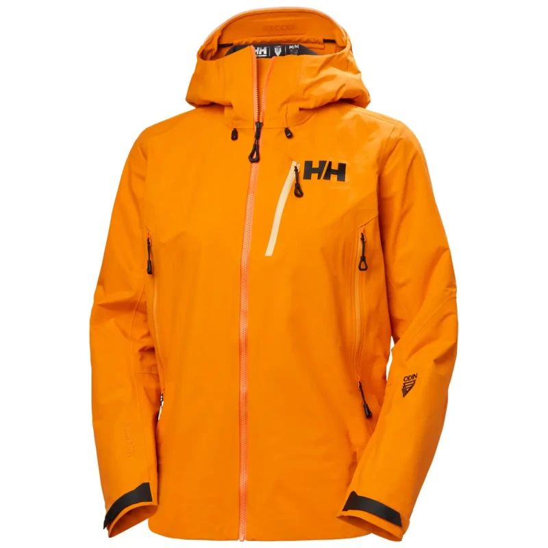 Image of Womens hiking jacket Helly Hansen Odin 9 Worlds 3.0 Orange Female L