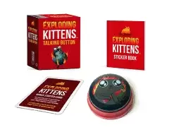 Image of exploding kittens talking button