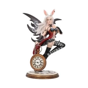 Image of Rabbit and Clock Wonderland Fairy Figurine