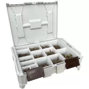 Image of Reisser SSC1 Wood Screw Pack in Crate Mate Case - 2115 Screws - Yellow