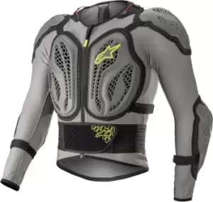 Image of Alpinestars Bionic Action MX Protector Jacket, black-grey Size M black-grey, Size M