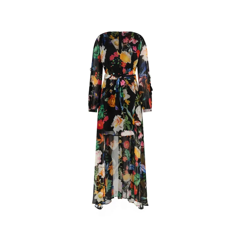 Image of Guess Womens long sleeve dress Guess Farrah Vert Female XS