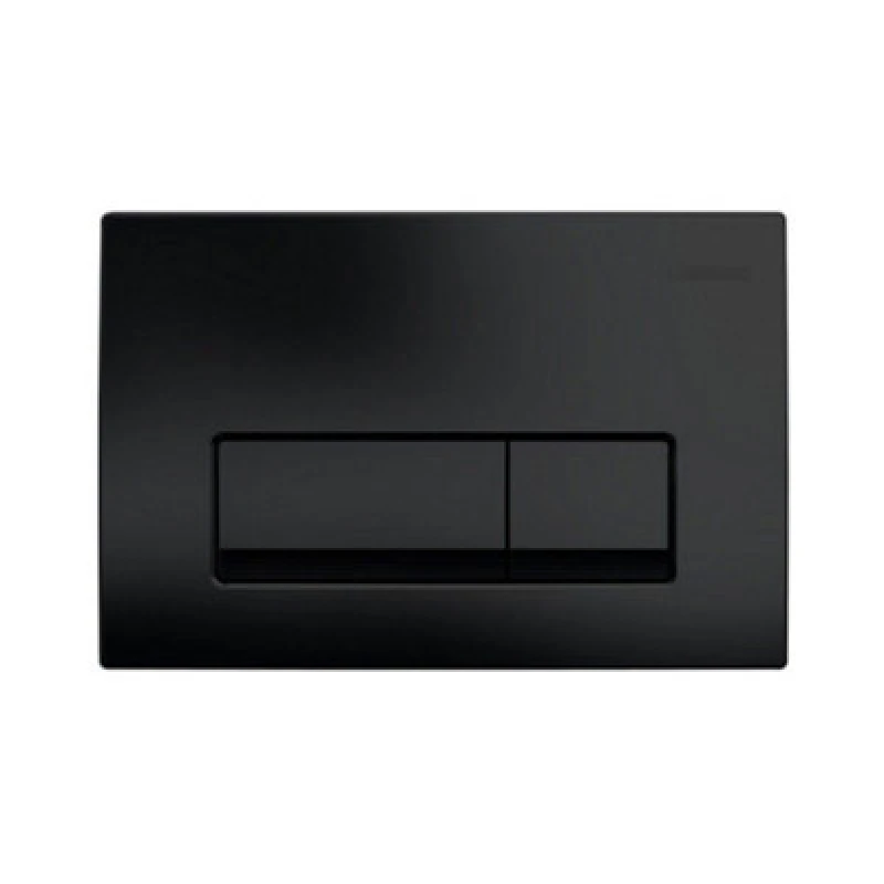 Image of Geberit Delta50 Flush Plate - Matt Black 115.119.14.1