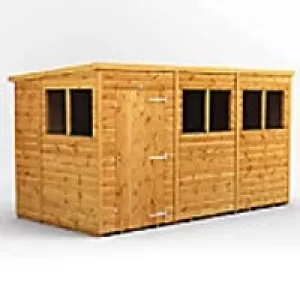 Image of Power Garden Shed 126PP Golden Brown 12x6