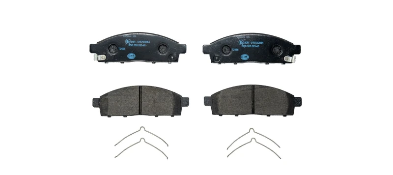 Image of HELLA Brake pad set HELLA 8DB 355 023-401