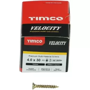 Image of Timco Multi Purpose Countersunk Velocity Screw - 4.0 x 30 (200 pack)