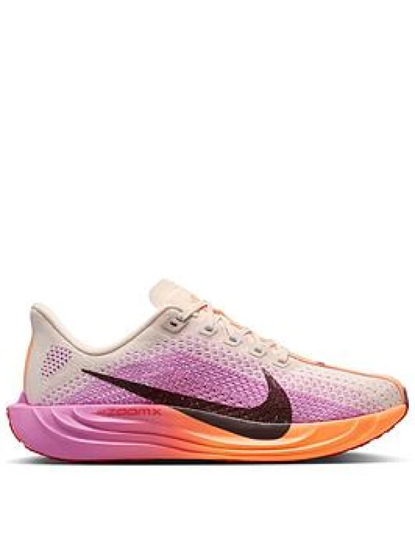 Image of Nike Pegasus Plus Womens Running Shoes - Cream Female 7