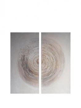 Image of Gallery Amber Spiral Textured Canvas