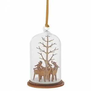Image of Santa's Reindeer Hanging Ornament