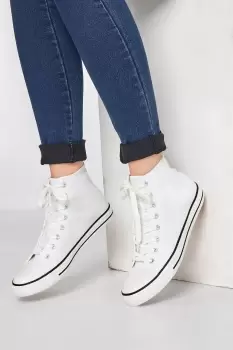 Image of Canvas High Top Trainers